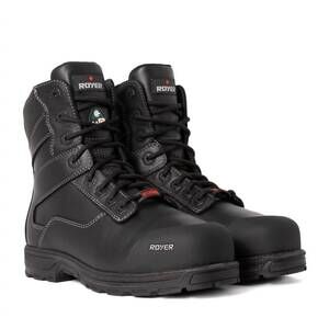NEW ROYER men's agility interguard work boots in black